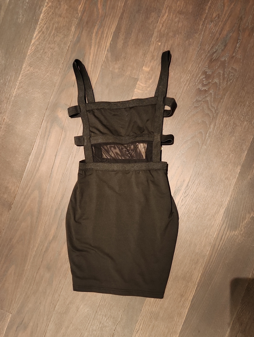 superdown Black Strappy Bandage Dress